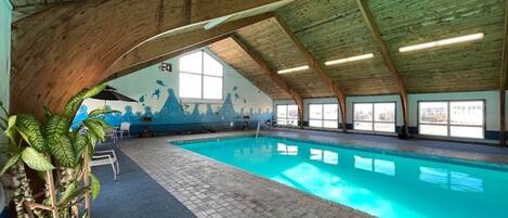 Indoor pool, a heated pool