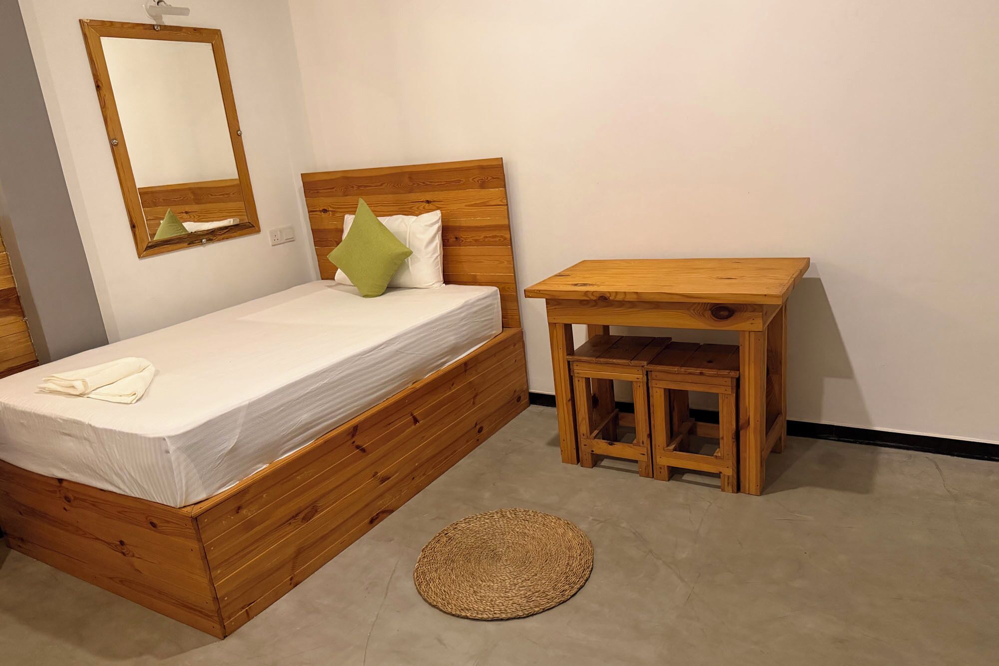 Comfort Triple Room, Courtyard View | Desk, laptop workspace, iron/ironing board, free WiFi