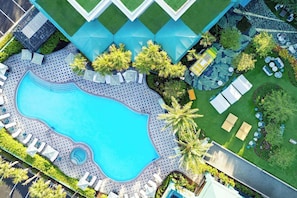 Una piscina climatizada