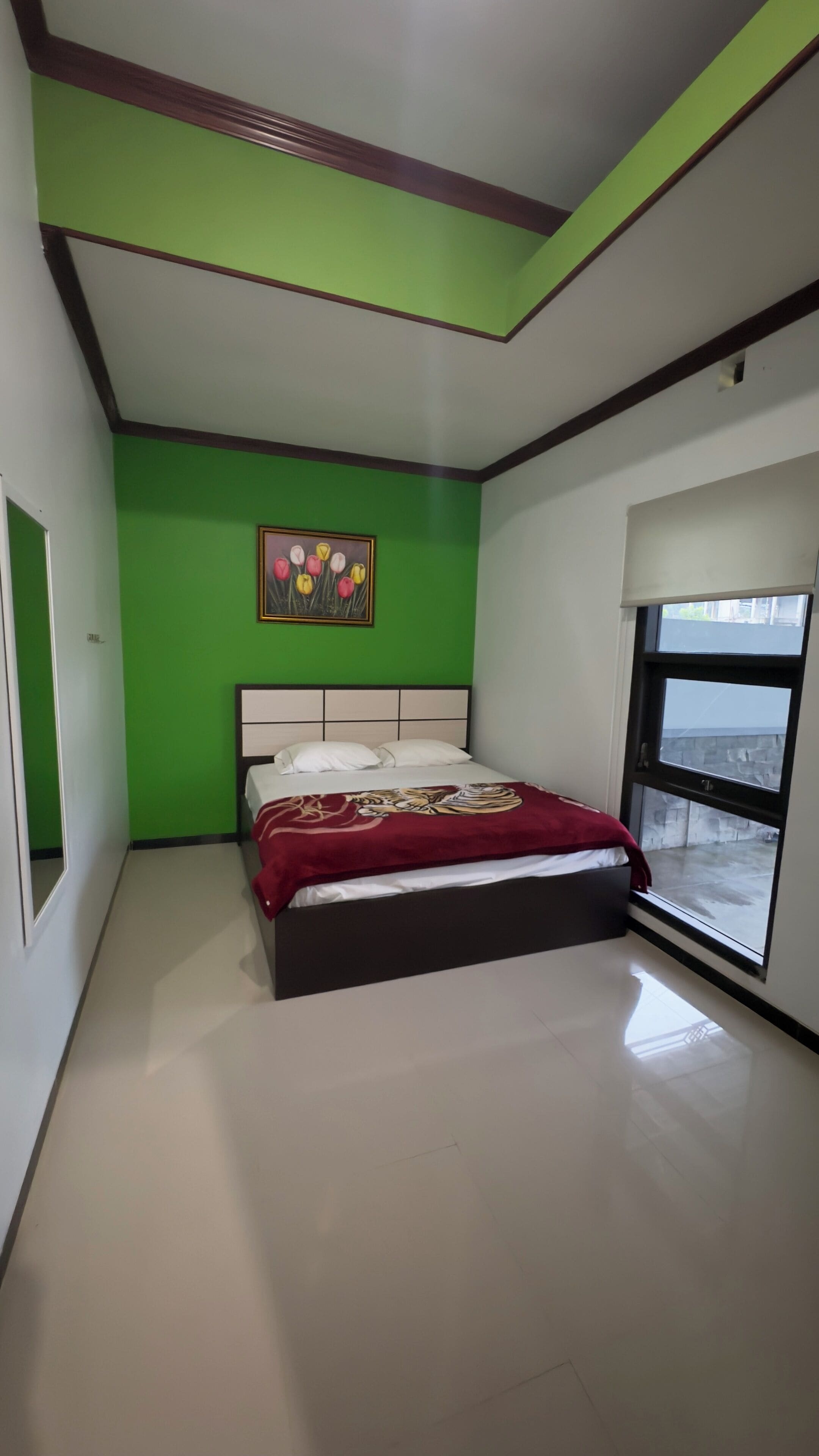 Vila Junior, pemandangan taman | Meja kerja, tirai kedap cahaya, dan Wi-Fi gratis