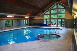 Indoor pool, a heated pool
