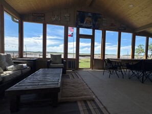 Smart TV - Lakefront Home with Private Beach & Dock, Great Sunsets, 7 Miles from Rocker B (Graford)