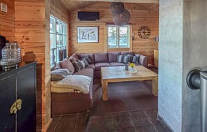 Smart TV, chimenea y reproductor de DVD 