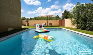 Indoor pool, outdoor pool - Villa in Vias With Private Pool & Garden (Vias)