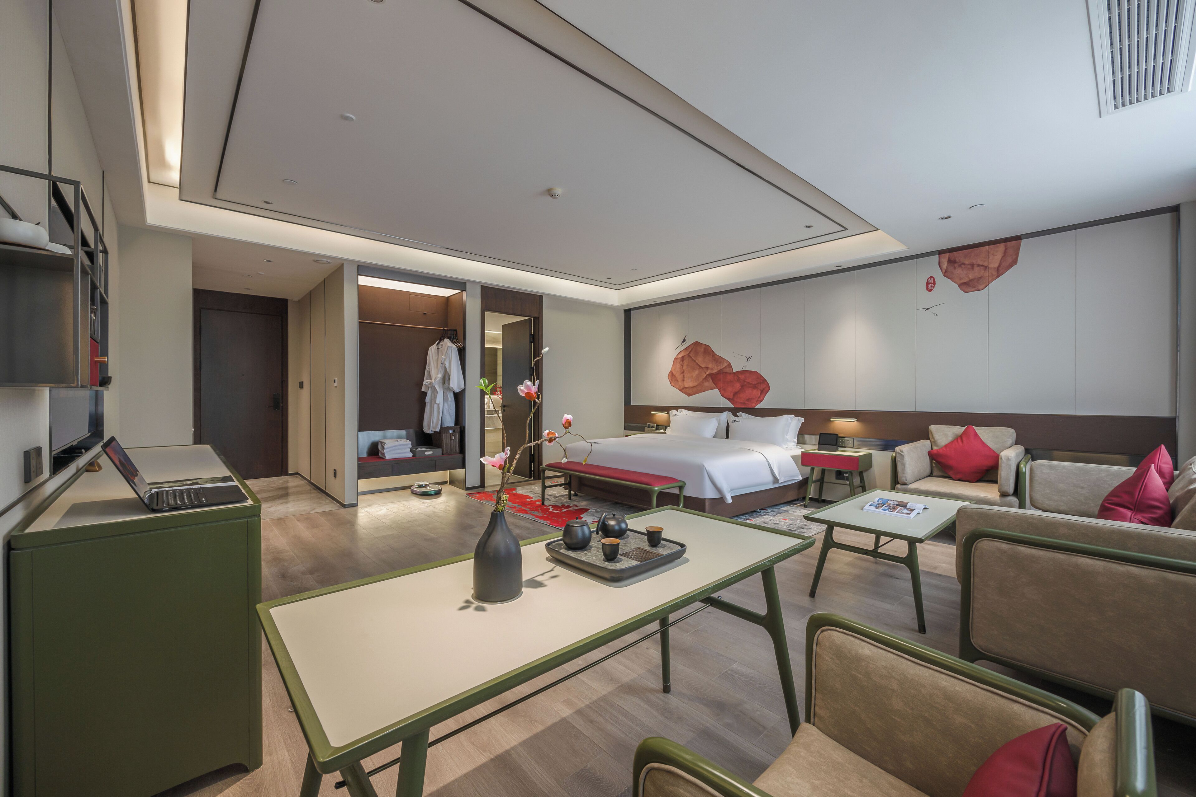 Habitación doble Deluxe, vista a la ciudad | Wifi gratis 