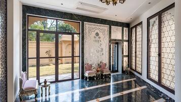 Interior entrance