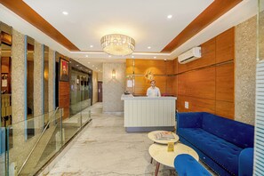 Reception - Hotel Highway Greens Near VR Punjab Mall Airport Road Mohali Chandigarh (Mohali)