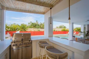 Terrace/patio - A Tropical Oasis - Vista Cana's Villa Vista (Punta Cana)