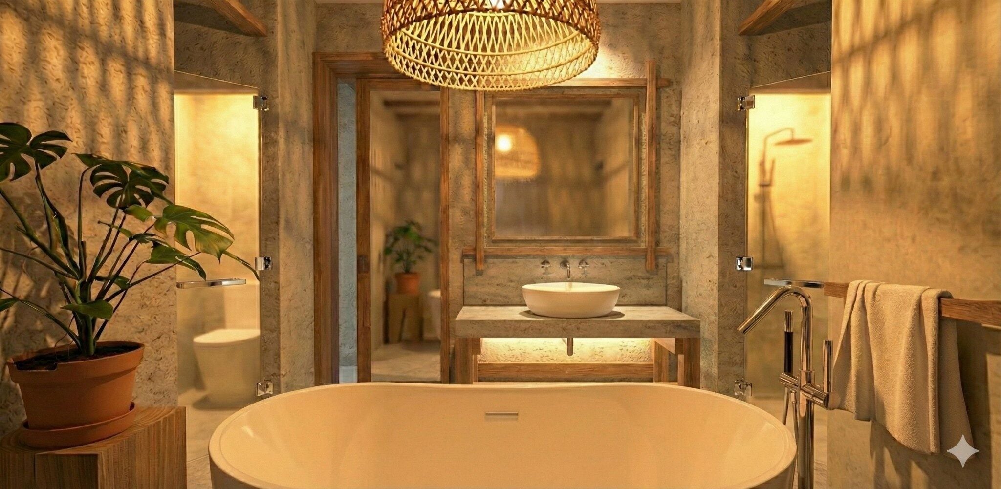 Ocean View Pool Villa | Bathroom