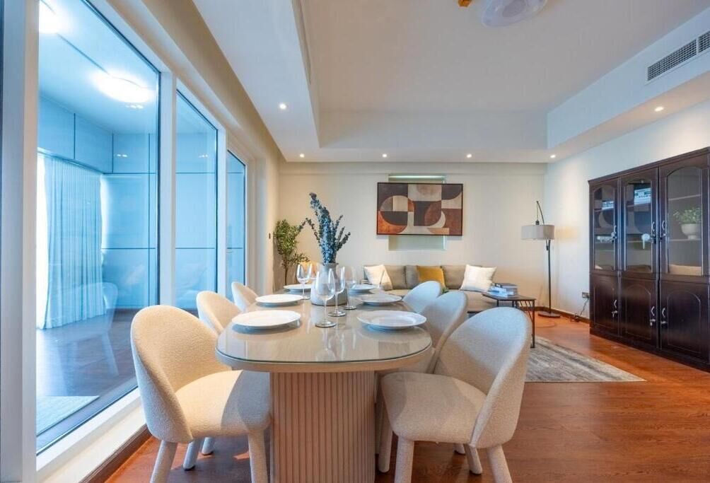 Apartment, Balcony, Beach View | Dining