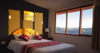 Charming cottage in San Blas with 360° panoramic view of Cusco