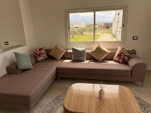 Apartment, 2 Bedrooms, Garden View | Living room - The Sunny Loft-hammamet Sud (Hammamet)