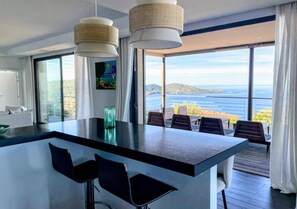 Dining - Large family villa, exceptional panoramic sea view (Coti chiavari)