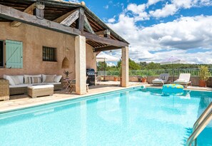 Pool - Mas sur la Colline – Luxury Villa with Panoramic Views & Private Pool in Flayosc (Flayosc)