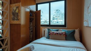 公寓, 1 張標準雙人床, 廚房, 城市景