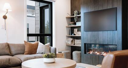 Experience Revelstoke from Four Peaks Penthouse, a bright and modern 3-bedroom mountain escape.