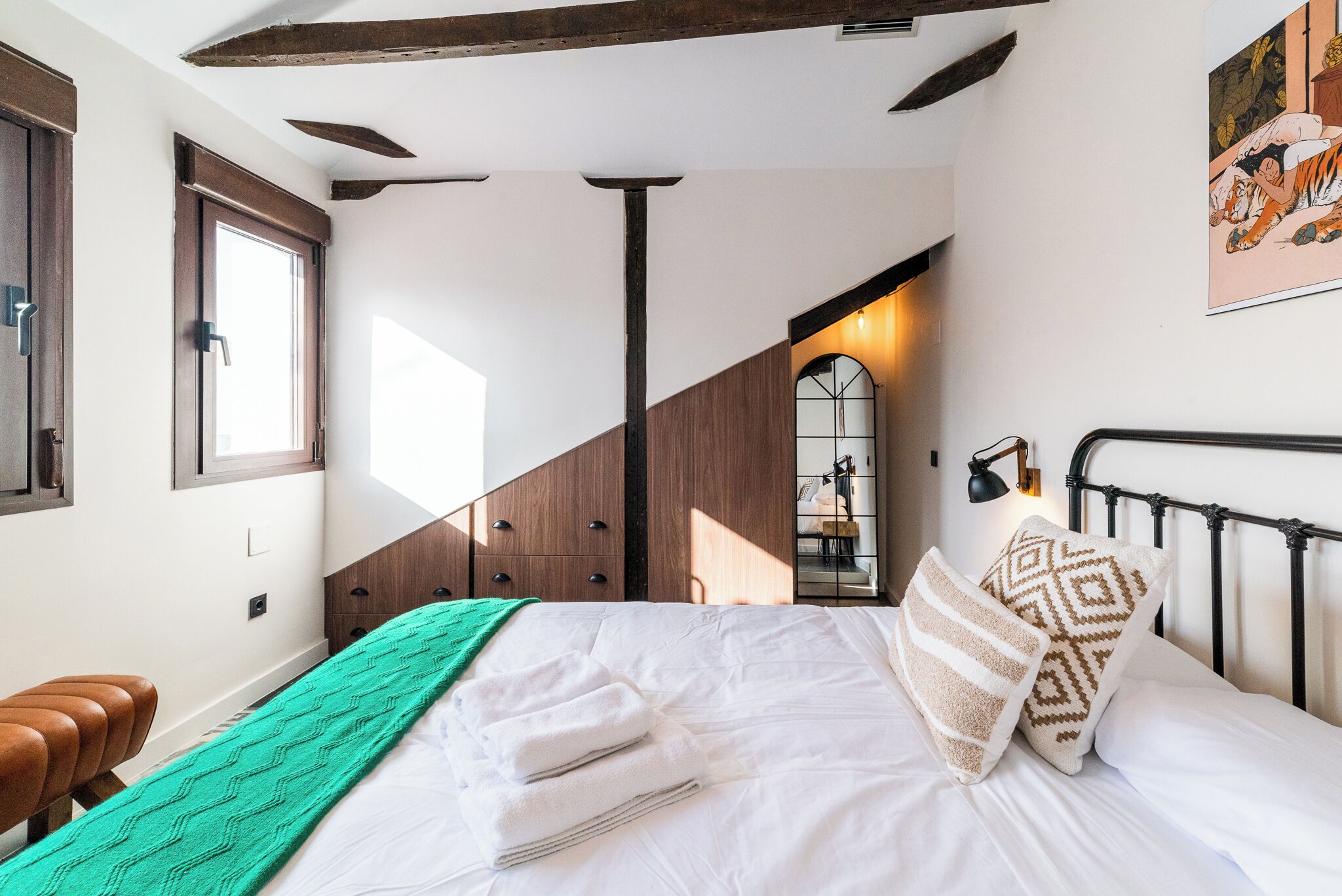 1 bedroom, iron/ironing board, travel crib, free WiFi