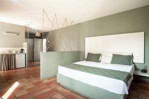 In-room safe, desk, laptop workspace, blackout curtains - Mounda Beach Retreat (Skala)