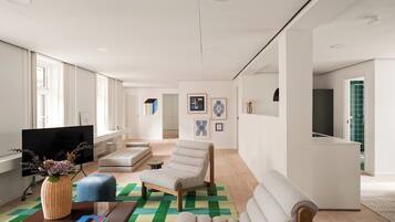 Apartamento superior | Área de estar