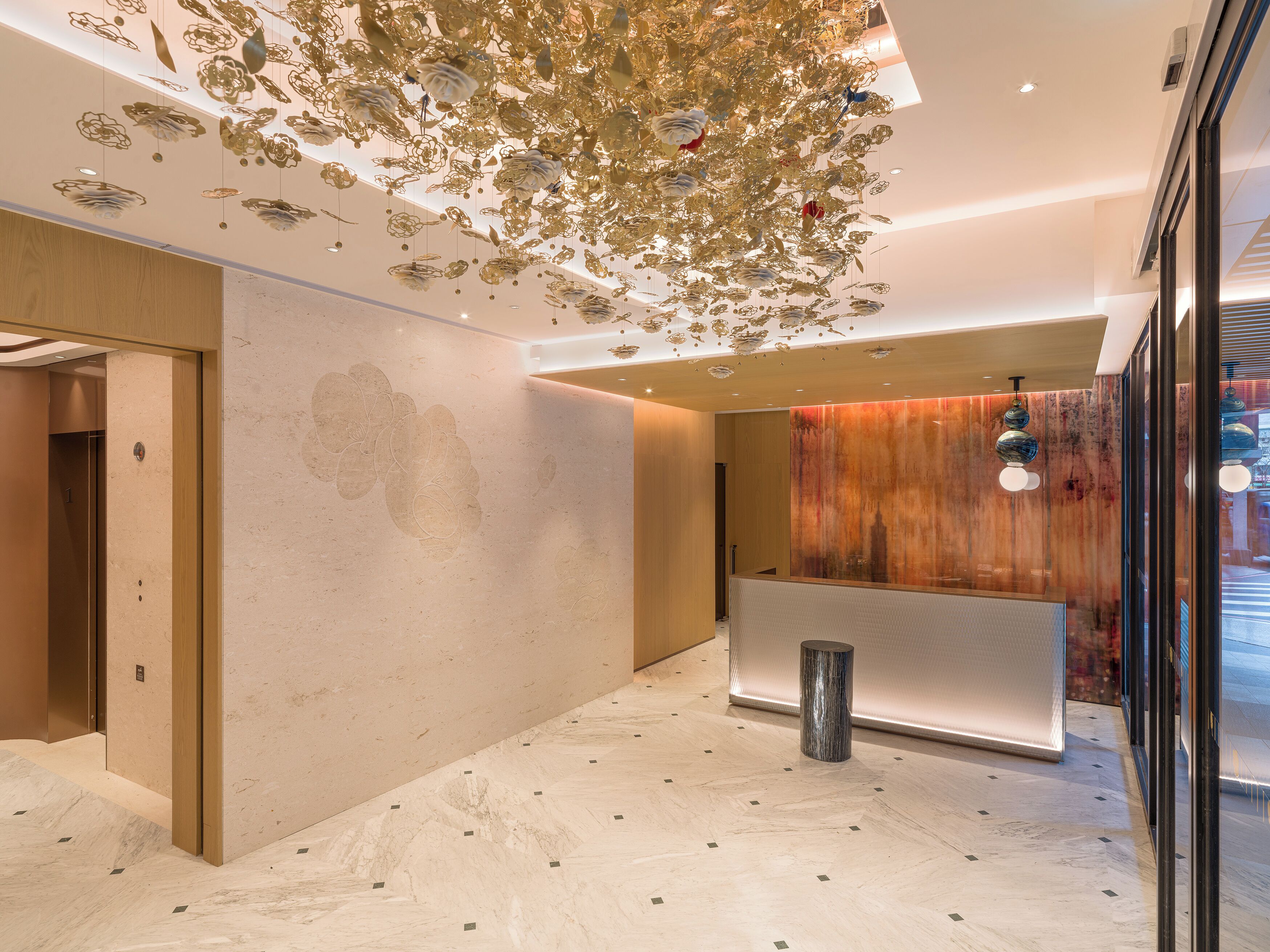 Intérieur de l’entrée