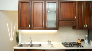 Appartement Standard, balcon, vue plage | Cuisine privée