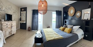 Iron/ironing board, WiFi, bed sheets - FAMILLE & ESPACE charming renovated character house for 8 people (Segré-en-Anjou Bleu)