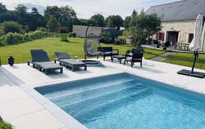 Pool - FAMILLE & ESPACE charming renovated character house for 8 people (Segré-en-Anjou Bleu)