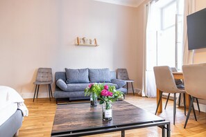 Basic Apartment | Living area - Comfortable 2BR Apt Near Attractions (Vienna)