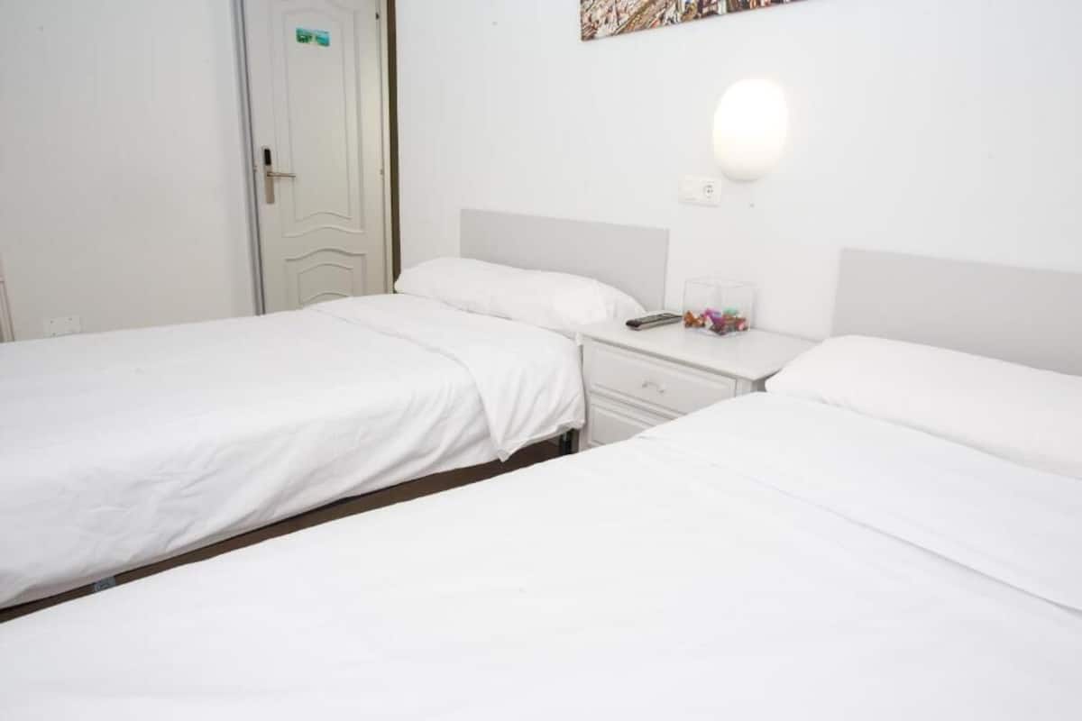 Twin Room, City View | Desk, free WiFi