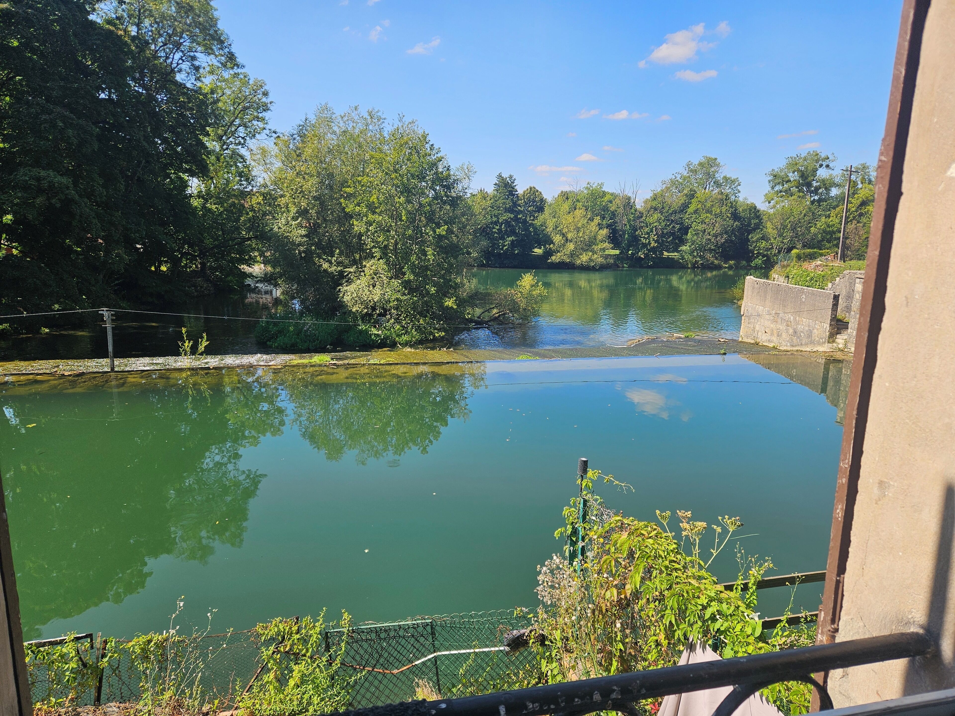 Blick von der Unterkunft