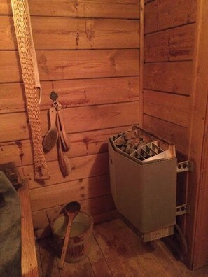 Cabin, 2 Bedrooms, Sauna, Garden View | Sauna - Charming Norwegian Log Cabin in Skagen Cozy Retreat Awaits (Skagen)