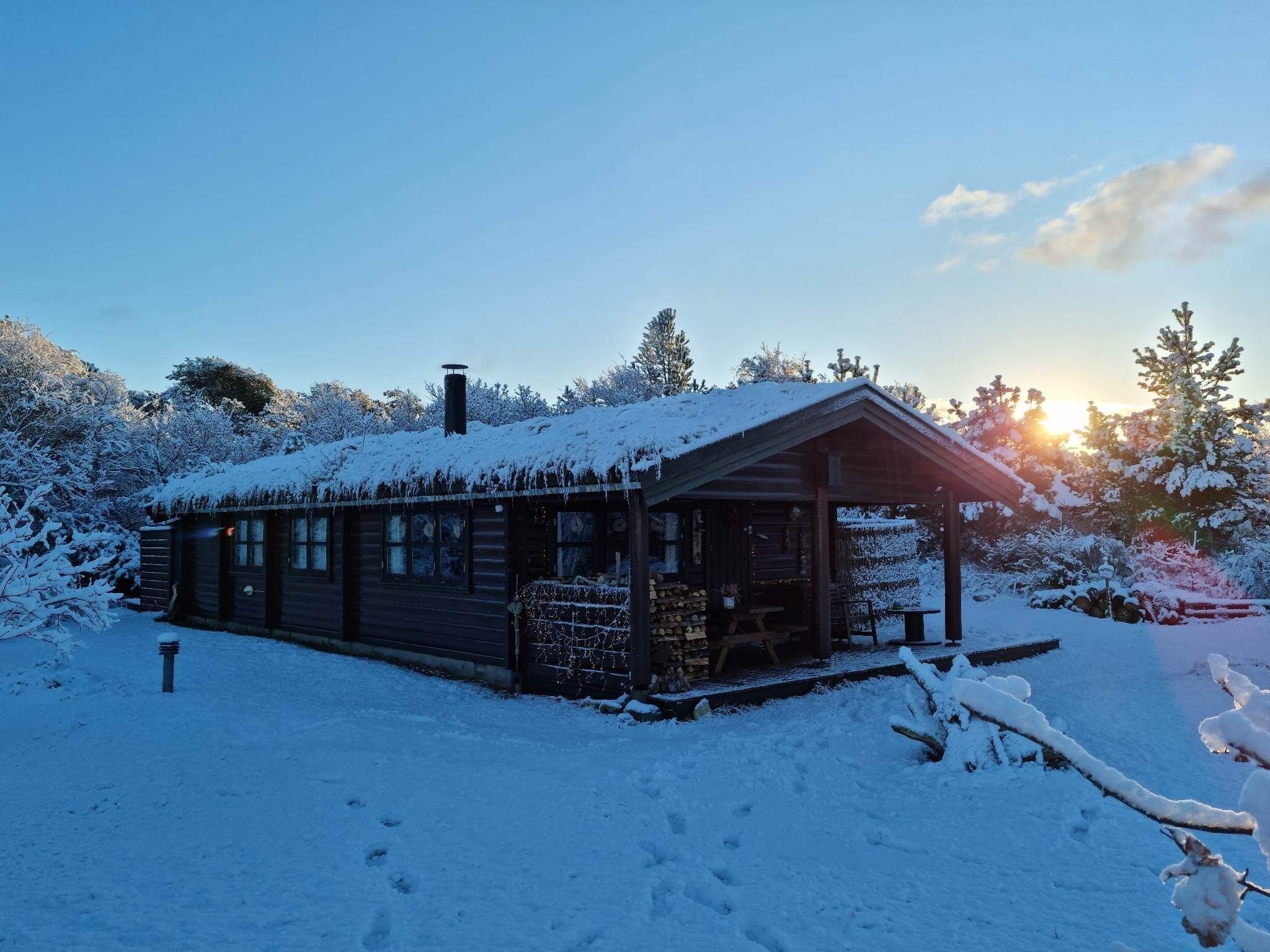 Hytte - 2 soveværelser - sauna - udsigt til have | Udendørsområde