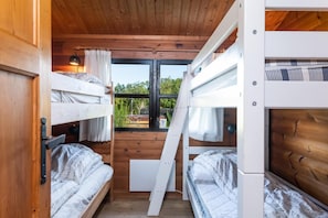 Cabana, 2 quartos, sauna seca, vista para o jardim | 2 quartos