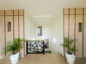 Apartemen Superior, balkon, pemandangan kota | Interior