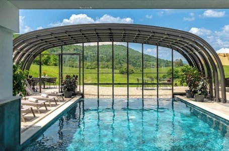 Pool. Deluxe Apartment with Private Jacuzzi & Spa Retreat at Resort Stribor