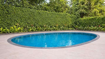 室外游泳池,池畔遮阳伞