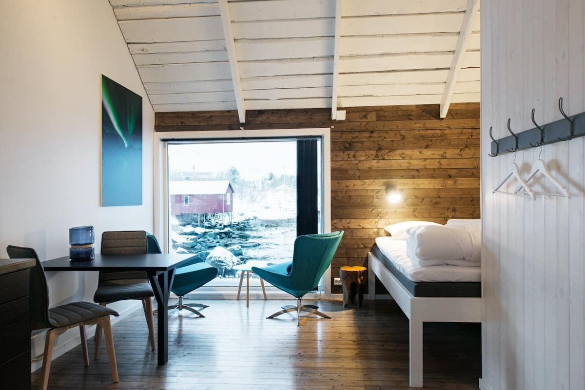 Ferienhütte, Buchtblick (Myklebustbua #3) | Ausblick vom Zimmer