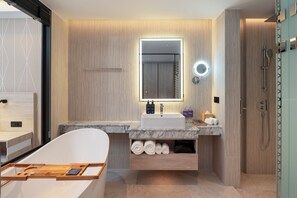 Premium Room, Balcony, Oceanfront | Bathroom - Radisson Blu Resort, Phuket Mai Khao Beach (Phuket Port)