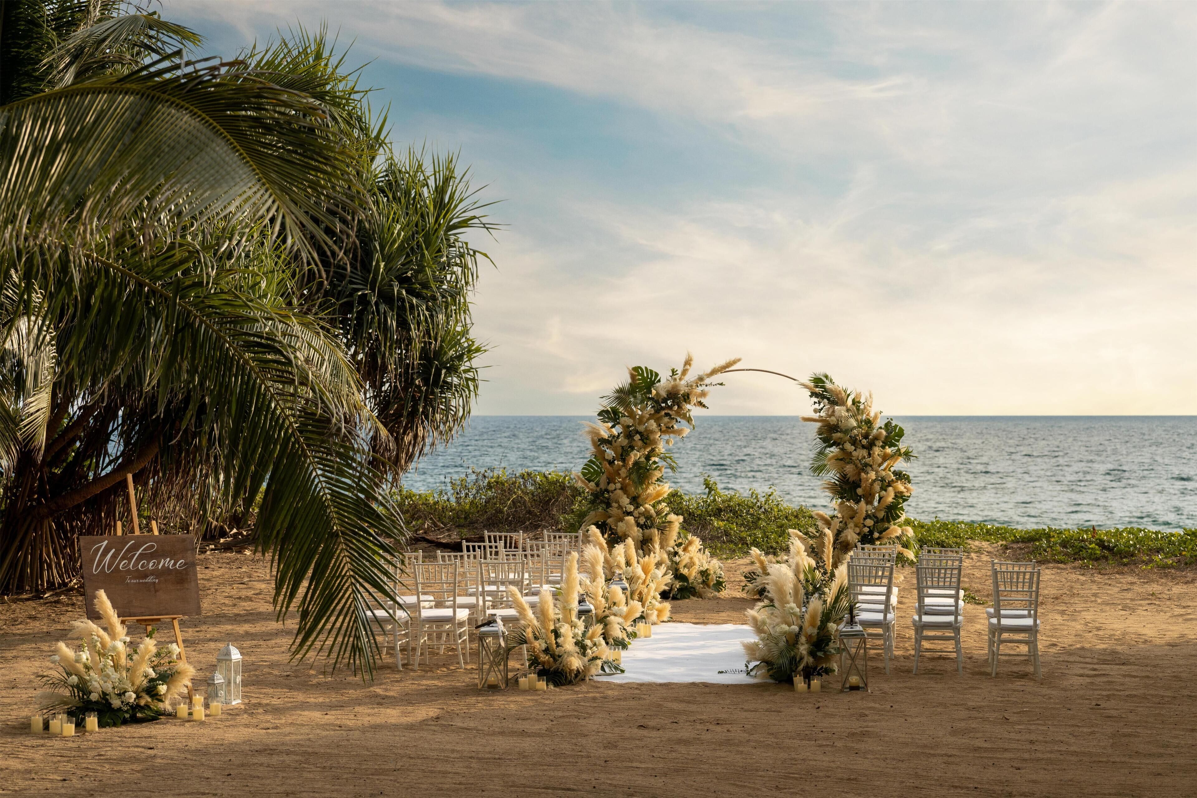 Aussenbereich für Hochzeiten