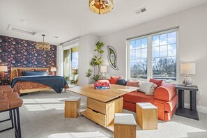Interior - The Revive Loft Balcony, Workspace & Bikes (Fort Collins)