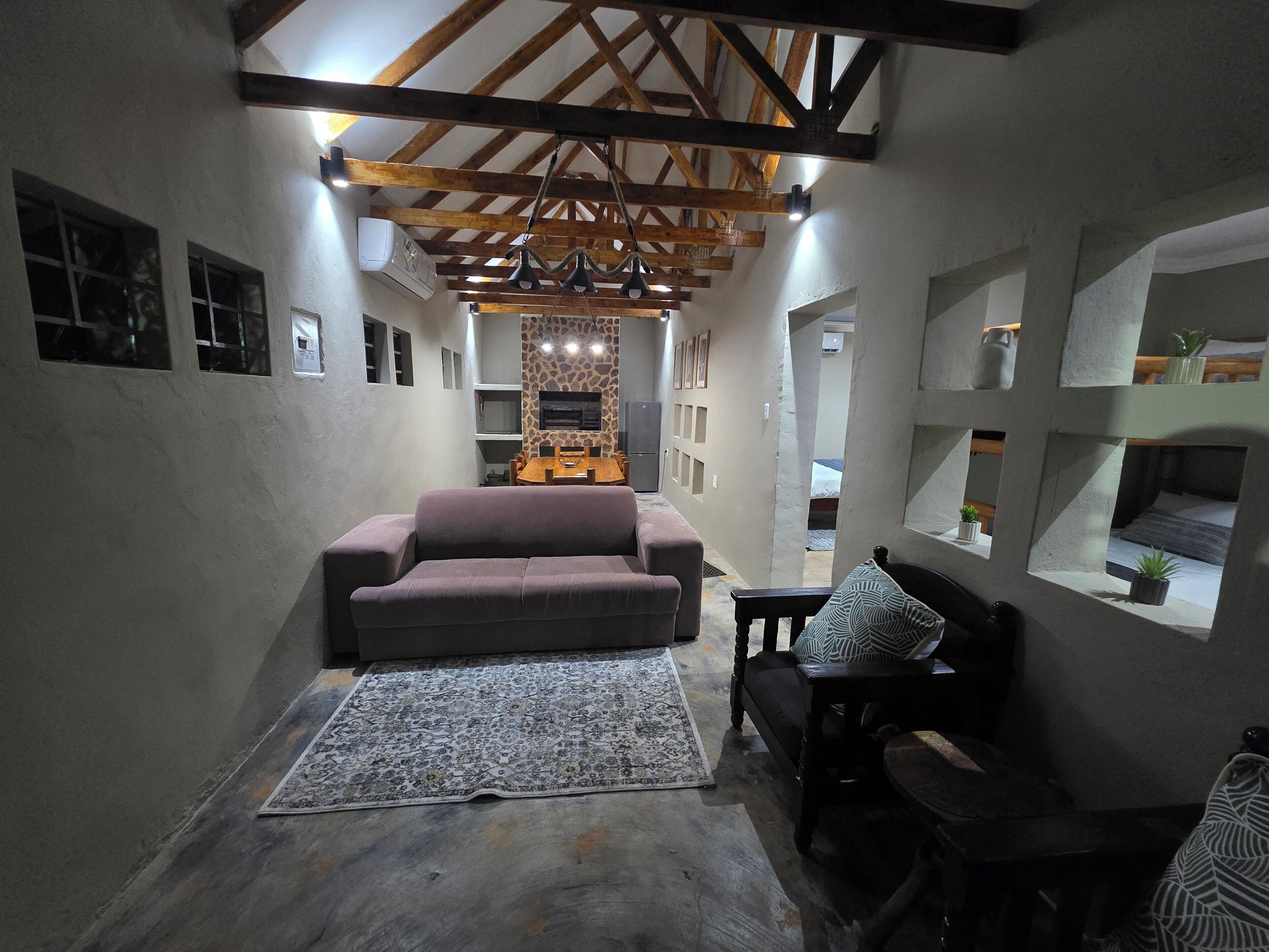 슈피리어 샬레, 정원 전망 | 거실 공간