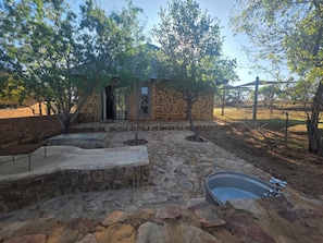 Superior Chalet, Garden View | Terrace/patio - Klipdrift Sands Game Lodge (Hammanskraal)