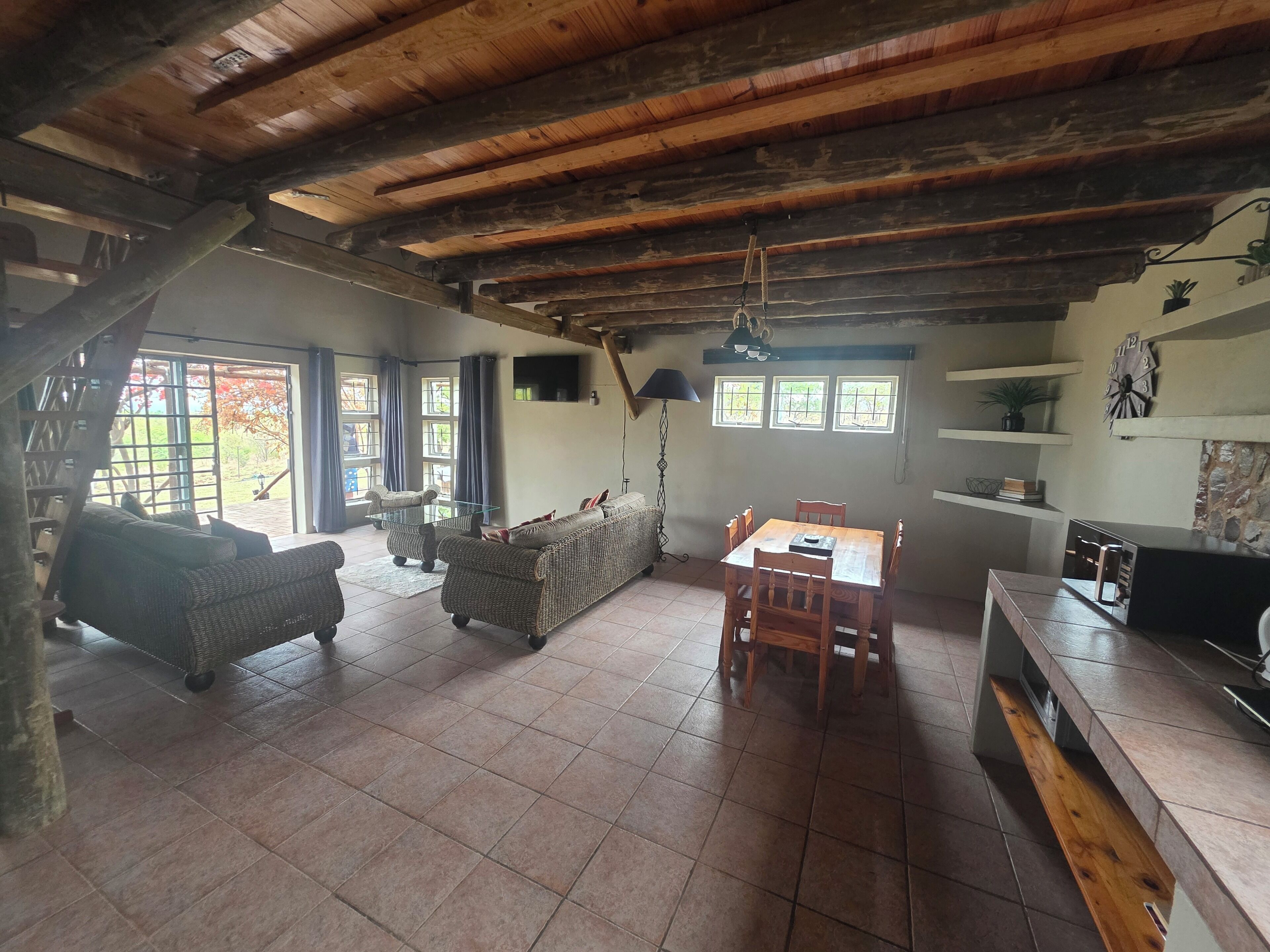 Deluxe huis, uitzicht op resort | Woonruimte