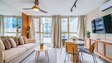 Leilighet | 1 soverom og internett