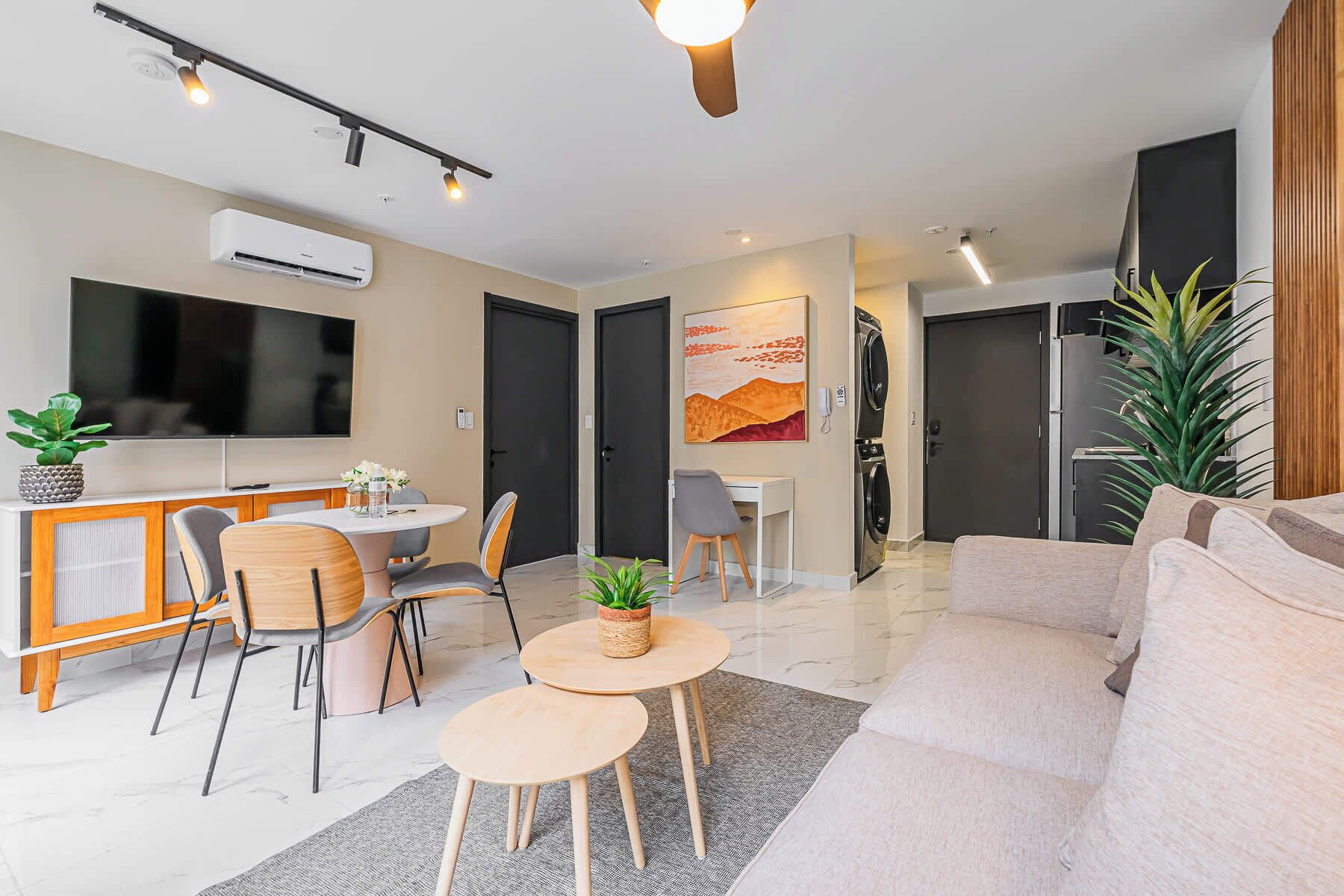 Leilighet | 1 soverom og internett