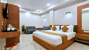 华丽双人房 | 办公桌、笔记本电脑工作区、免费 WiFi