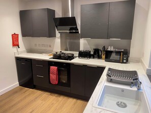 Private kitchen - The Square Apartments Flat 2 (Swindon)