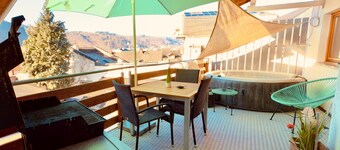 Apartment 'Skyview Only Sleeprooms' with Mountain View, Wi-Fi and Air Conditioning