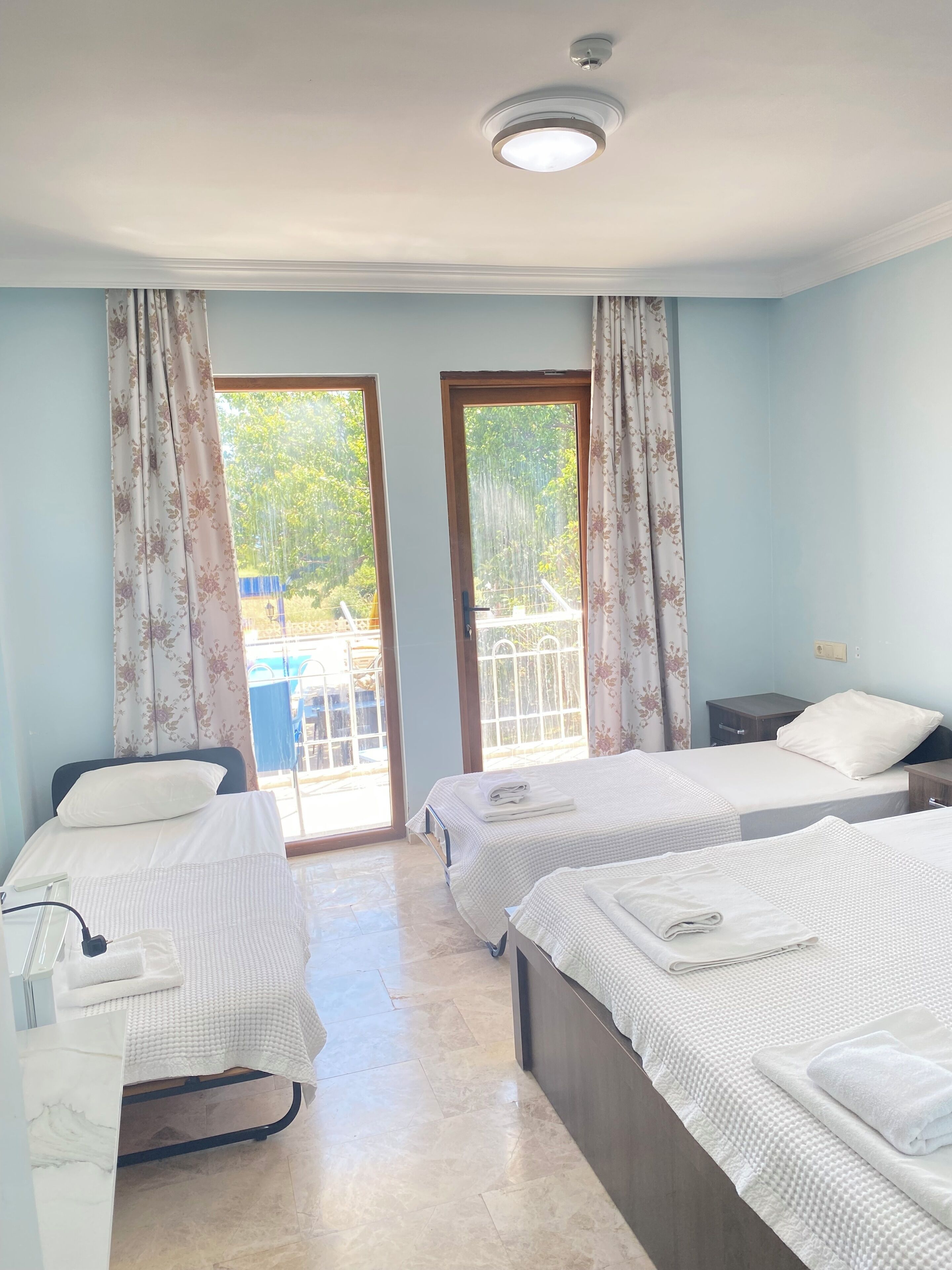 Family Room, Multiple Beds, Balcony, Sea View | Premium bedding, free WiFi, bed sheets