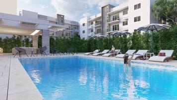 Apartment, 3 Bedrooms, Smoking, Balcony | Pool | Outdoor pool